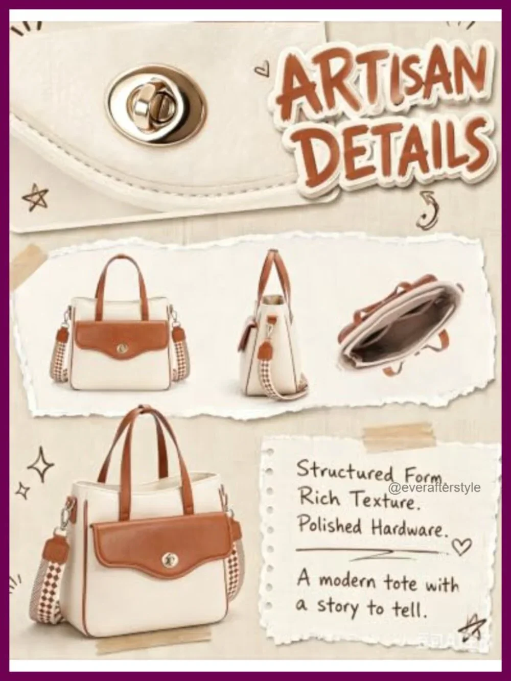Vintage Leather Satchel Purse for Women Top Handle Crossbody Bag